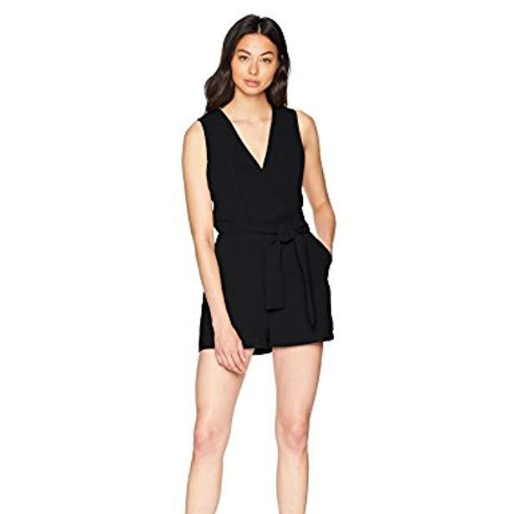 Adelyn Rae Black Romper
